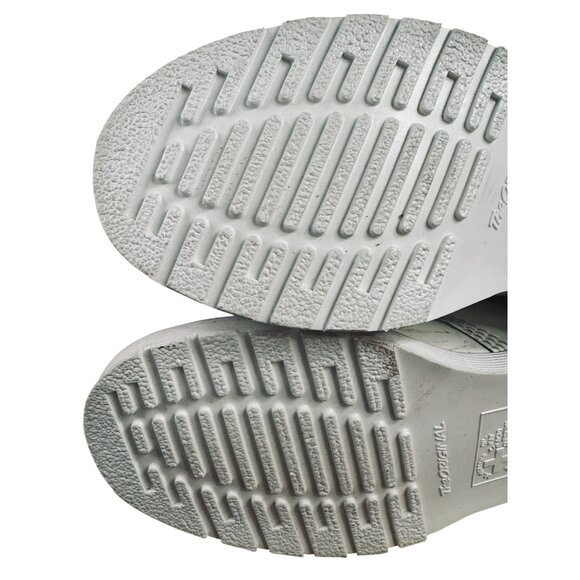 Dr. Martens White 1460 Lace-Up Leather Combat Boots Women's 10 Men's 8 - Picture 14 of 16